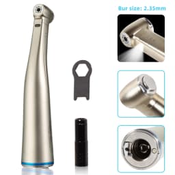 1:1 Ratio Contra Angle Dental Fiber Optic Low Speed Inner Spray fit FG1.6 / CA2.35mm Burs Pneumatic Tools Fit K-AVO N-SK
