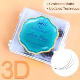 NEW Song Lashes Promade Fans Pointy Base Loose Fans Sharp Thin Root Korea PBT Material 500 Fans