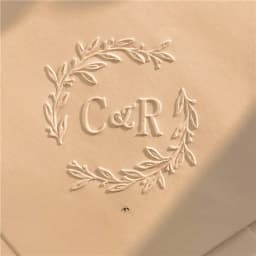 Customize Embossing Stamp Wedding Monogram Embosser Stamp, Personalized 2 Initials Embosser Stamp, Wedding Gift, Hand Held Embos