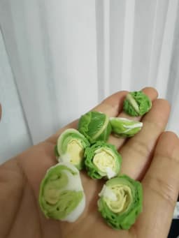 DollHouse Kitchen Scene Miniature Vegetable Fruit Clay Food Play Simulation Mini Potato Accessories Food Supermarket Decorations
