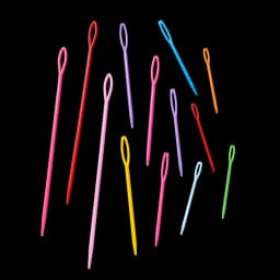 10pcs/lot Colorful Plastic Sewing Needles 5 7 9 15cm Size Colourful Large Eye Crochet Needle DIY Embroidery Jewelry Tools