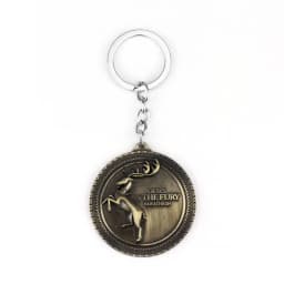Dragon House Keychain Targaryen Dragon Shape Keyring for Fan Collection Accessories Friends Gift