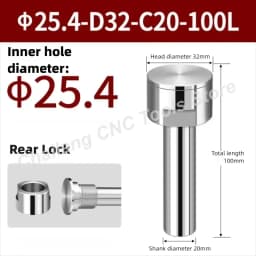 Saw Milling Cutter Slitting Saw Arbor Blade Holder CNC Slotting Machining Metal Cutting Tool Front Rear Lock 5 6 8 10 13mm