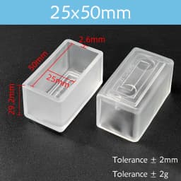 Transparent Rectangle 15-40mm Round 10-76mm Oval Chair Leg Caps Clear PVC Non-Slip Furniture Table Cover Feet Sock Protector Pad