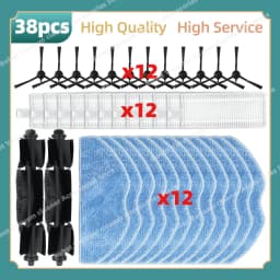 Compatible For LG R5 R580HK / R580WK / R585HKA / R585WKA Robot Vauccm Cleaner Main Side Brush Mop Cloth Hepa Filter Spare Parts