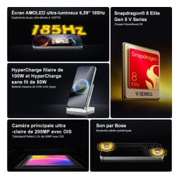Global Version POCO F9 Pro 5G Smartphone Snapdragon® 8 Elite Gen 5 V Series 6.59' 185Hz Ultra-bright AMOLED Display 6330mAh (Typ) Battery 100W HyperCharge NFC IP68