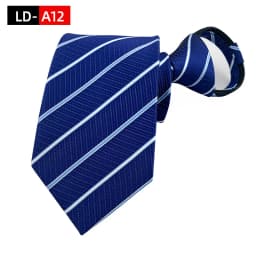 Zipper Ties For Men Pre-tied Neck Tie 8cm Top Quality Red Black Navy Blue Pre-tied Neckties Classic Man Zipper Gravatas Wedding