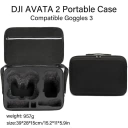 for DJI Avata 2 Portable Case Compatible Goggles 3 Fly Smart Combo Large-capacity FPV RC Storage Bag Outdoor Shooting