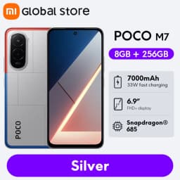 POCO M7 Global Version Snapdragon 685 Smartphone 5G 6.9" 144Hz FHD+ DotDisplay 50MP Camera 7000mAh Battery 33W Fast Charging NFC