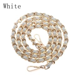 120cm Purse Chain Strap Crossbody Handbag Chains Replacement Leather Shoulder Bag Chain Straps DIY Women Girl Bag Part Accessory