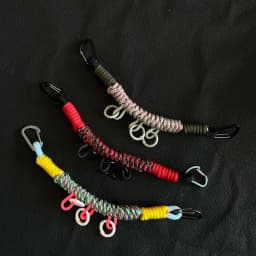 Outdoor Tactical DIY Modification Hand-woven Paracord Backpack Hanging Rope Multifunction Bag Strap Lanyard Accessories