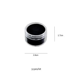 Transparent Gemstone Gem Jar Display Box Loose Diamond Jewelry Storage Carrying Case Nail Gem Stones Holder Organizer Container