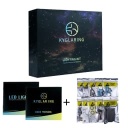 Kyglaring LED Light Kit Suitable for Lego Back to the Future Time Machine 10300 Building Block Decorative Lamp Not Include Model