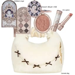Flower Knows Makeup Set Box Full Swan Bear Garden Collection Embossed Blush Shine Lipstick Kit Foundation All in Maquiagem Kit