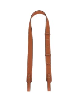 Adjustable No-Button Detachable Single Shoulder Strap Leather Bag Strap for Evelyn Basket Renovation Double-Layered Leather C...