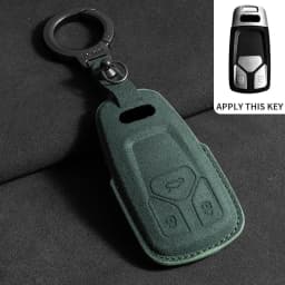 Car Key Case Cover For Audi A1 A3 8P A4 B9 A5 A6 C7 8S A7 A8 Q3 Q5 Q7 4M S4 S5 S6 S7 S8 RS3 RS6 SQ5 TTS Car Keychain Accessories