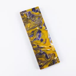 2pieces C-Tek Material for DIY Knife Handle Material Plate Resin Compound Material Pattern Slingshot Handle Material 120x40x8mm