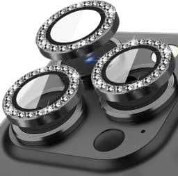 Glitter Diamond Camera Lens Protector Cover for iPhone 17 Air 16 E 16E 16Pro 15 14 Pro Max Plus 13 12 Mini 11 14Pro 13Pro