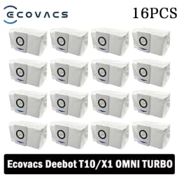 Ecovacs Deebot X1 OMNI / T10 OMNI Robot Vacuum Cleaner Spare Parts, Rubber / Side Brush, Cover,Hepa Filter, Mop Rag, Dust Bag