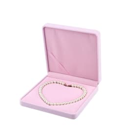 Elegant Pink Velvet Jewelry Box Ring Box Wedding Earrings Necklace Bracelet Storage Organizer Gift Set Box