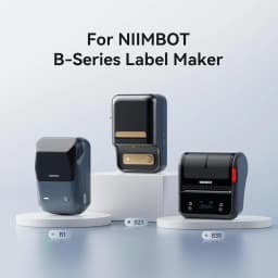 5/10 Rolls NiiMBOT White Thermal Sticker Label Self-adhesive Waterproof Labels Paper For Niimbot B1 B21 Mini Portable Printer
