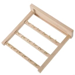 652F Compact Keychain Display Holder Space Efficient Keychain Display Stand Hodler Rack for Clutter Organization