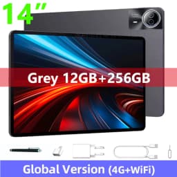 Global Version 14 Inch Tablet PC Big Screen 1920x1200 IPS 16+512GB Tablet 14" Android 15 4G LTE Game Study PAD 12000mAH Battery