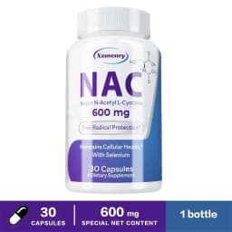 NAC Capsules - Enhances Immune, Promote Liver and Kidney Detoxification & Repair, Respiratory Health
