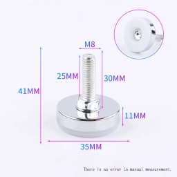 M6 M8 M10 Adjustable Leveling Chair Leg Feet Furniture Mat Screw-in Base Sofa Bed Cabinet Table Floor Protector Anti-slip Pad