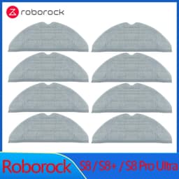 For Roborock S8 Pro Ultra S8+ Spare Parts DuoRoller Main Side Brushes Mop Cloths HEPA Filters Dust Bags Accessories