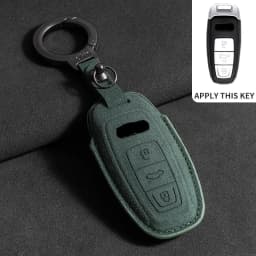 Car Key Case Cover For Audi A1 A3 8P A4 B9 A5 A6 C7 8S A7 A8 Q3 Q5 Q7 4M S4 S5 S6 S7 S8 RS3 RS6 SQ5 TTS Car Keychain Accessories