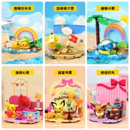 Keeppley Pokémon Series Building Blocks Bulbasaur Blastoise Venusaur Charmander Assembled Model Toys Ornaments Gifts