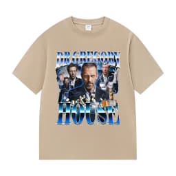 Dr Gregory House Md Funny Meme T-shirt Oversized Men Women Vintage High Quality Fashion T-shirt Summer Cotton Short Sleeve Tee