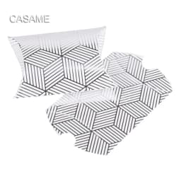 10pcs Kraft Paper Pillow Candy Box Christmas Gift Packaging Boxes Candy Bags Wedding Baby Shower Birthday Party Decoration