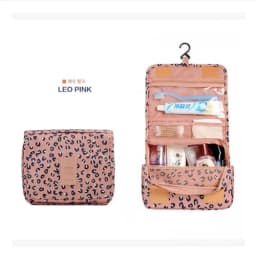 Hanging Travel Organizer Waterproof Makeup Bag, Large Capacity Toiletry Pouch Design,Portable Foldable Cosmetic Wash Storage Bag