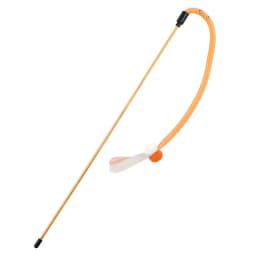 Cat Toy Butterfly Cats Stick Elastic Net Cat Toys Interactive Bite Resistant Wool Ball Toys for Cats Tease Kitten Toy with Bell