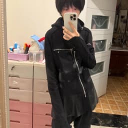 HKSH Spring Autumn New Men Tide Dark Chic Ins Hoodie Hooded Cross-Zipper Sweatshirt Visual Skinny Subculture Gothic Y2K HK27437