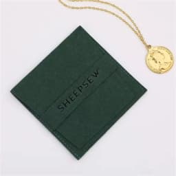 50pcs Personalized Custom Logo Jewelry Packaging Bags, Soft Microfiber Pouches for Bracelet Necklace Ring Wholesale