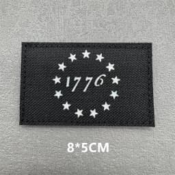 3D Tactical Patches IR Reflective Badge on Backpack Vest Clothing DIY Morale Tactical Badges Hook&Loop Laser Cut Supplies