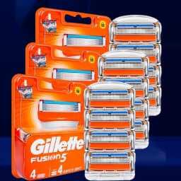 Gillette Fusion 5 Razor Blades Replacement Blades for Men's Wet Razors