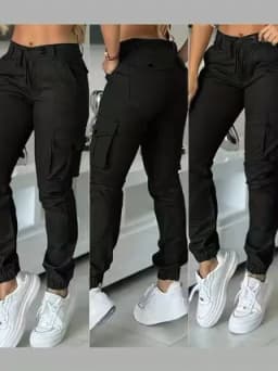 Women's Work Pants 2025 Summer High Waist Multiple Pockets Design Cuffed Cargo Pants Slim Fit Trousers Y2k Fashion Streetwear