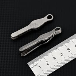 2024 NEW TC4 Titanium Steel Tweezers Multifunction With Corkscrew CNC Machining Clips Keychain Pendant Tool Outdoor EDC Gadget