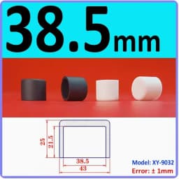 White Silicone Rubber Round End Cap Dust Seal Blanking End Stopper Protection Cover For Pipe Tube Furniture Pads 3mm-68.5mm
