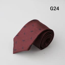 7CM Luxury Men's Formal Business Neckties Professional Polyester Jacquard Brown Navy Neck Ties Wedding Party Suit Accessories