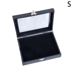 Pin Medal Display Case Badge Storage Box Transparent Dustproof Pin Display Box For Medal Jewelry Collection Display Frame