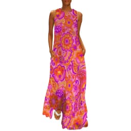 Retro Psychedelic Op Art Dress Black White Circles Night Club Maxi Dress Street Wear Bohemia Long Dresses Summer V Neck Vestidos