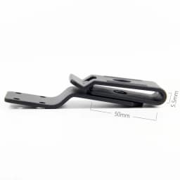 2PCS Belt Loops Clip For DIY Knife Kydex Sheath Holster with Screws Spare Parts 360 Degree Rotation Swivel
