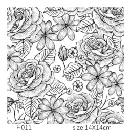 Polymer Clay Texture DIY Pottery Clay Jewelry Emboss Tree Leaf Flower Stamp Soft Pottery Polymer Clay Tools Mandala Plants Stamp