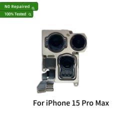 100% Tested Back Rear Camera Module For iPhone 12 13 14 15 16 Pro Max Mini Plus, Main Lens Flex Cable Replacement Repair Part