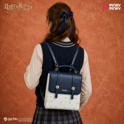 Pinky Harry Potter Backpack Mini Satchel Bag Vintage Preppy Style Handbag for Commuting Outing Gifting for Fans Students Women